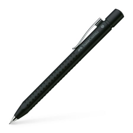 Poza cu CREION MECANIC 0.7MM NEGRU METALIZAT GRIP 2011 FABER-CASTELL