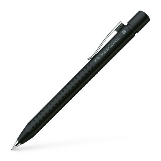 Poza cu CREION MECANIC 0.7MM NEGRU METALIZAT GRIP 2011 FABER-CASTELL