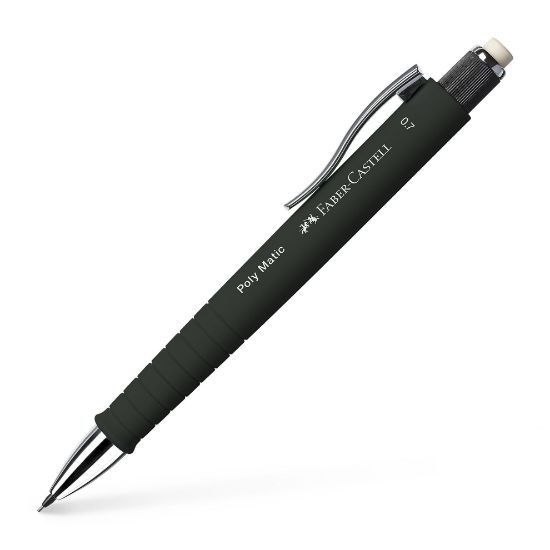 Poza cu CREION MECANIC 0.7MM POLY MATIC NEGRU FABER-CASTELL