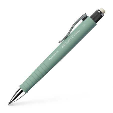 Poza cu CREION MECANIC 0.7MM POLY MATIC VERNIL MENTA FABER-CASTELL