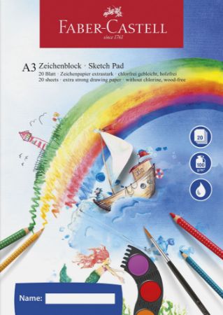 Poza cu BLOC DESEN A3 20 FILE 100G/MP FABER-CASTELL