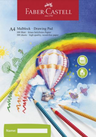 Poza cu BLOC DESEN A4 100 FILE 80G/MP FABER-CASTELL