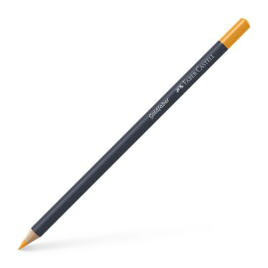 Poza cu CREION COLORAT GALBEN CROM INCHIS 109 GOLDFABER FABER-CASTELL
