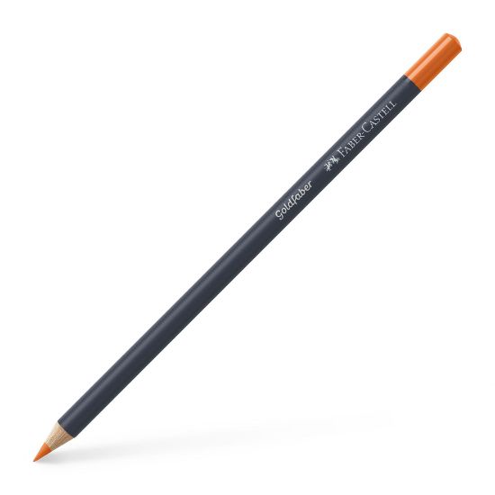 Poza cu CREION COLORAT PORTOCALIU CADMIUM INCHIS 115 GOLDFABER FABER-CAS