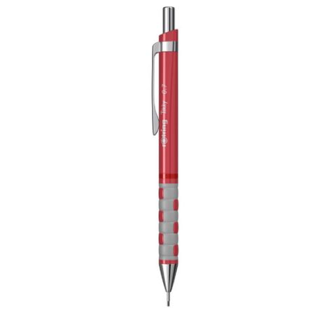 Poza cu CREION MECANIC 0.7MM TIKKY 3 ROSU ROTRING.