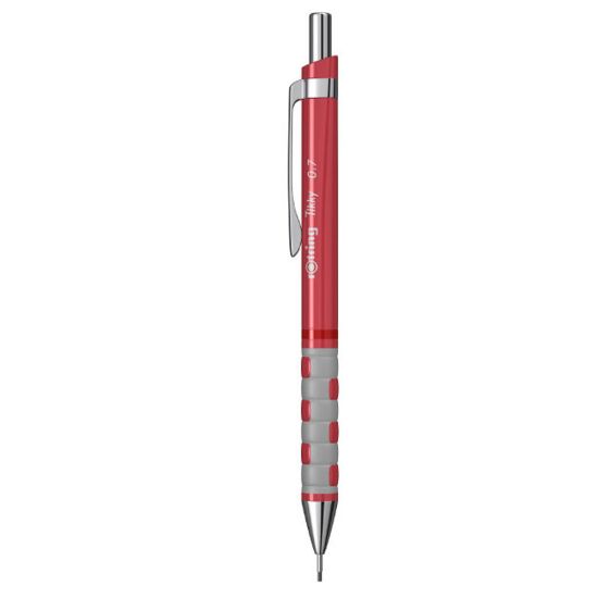 Poza cu CREION MECANIC 0.7MM TIKKY 3 ROSU ROTRING.