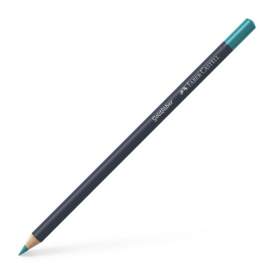 Poza cu CREION COLORAT VERDE COBALT 156 GOLDFABER FABER-CASTELL