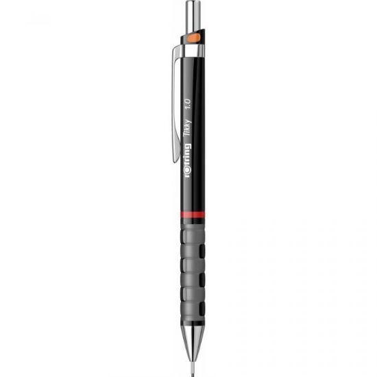 Poza cu CREION MECANIC 0.9/1.0MM TIKKY 3 NEGRU ROTRING.