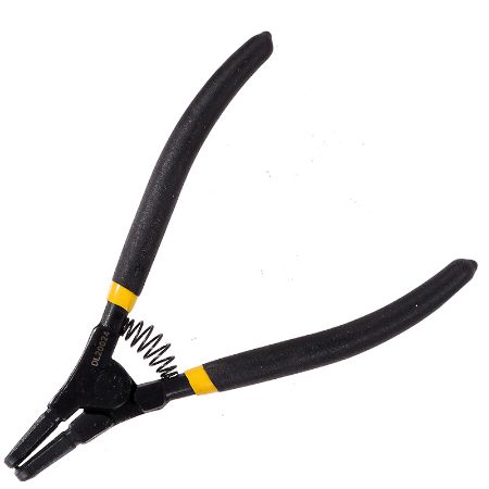 Poza cu CLESTE CU VARF SUBTIRE CURBAT 7 INCH NEGRU DL20024 DELI