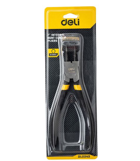 Poza cu CLESTE CU VARF SUBTIRE CURBAT 7 INCH DL0343 DELI