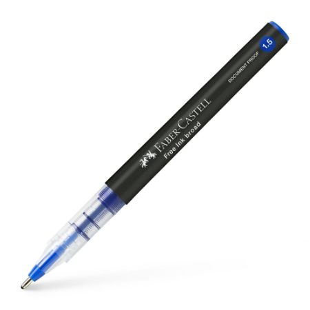 Poza cu ROLLER FREE INK 1.5MM ALBASTRU FABER-CASTELL