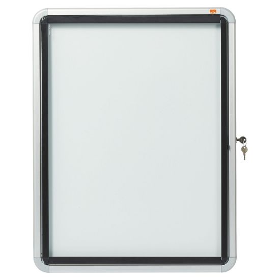 Poza cu AVIZIER MAGNETIC 4*A4 CARCASA PT EXTERIOR METALICA NOBO