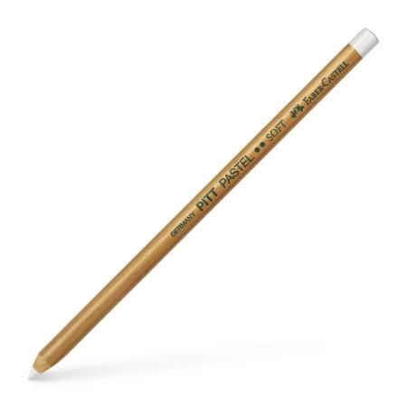 Poza cu CREION PASTEL PITT SOFT ALB FABER-CASTELL