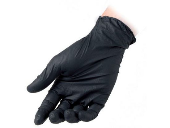 Poza cu MANUSI NITRIL NEGRE M 100/SET