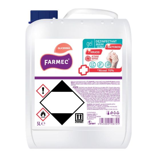 Poza cu GEL DEZINFECTANT MAINI 5L FARMEC