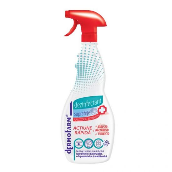 Poza cu DEZINFECTANT SUPRAFETE DERMOFARM 750ML FARMEC