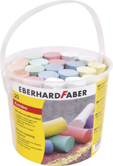 Poza cu CRETA 20 BUC DESEN ASFALT GALETUSA EBERHARD FABER