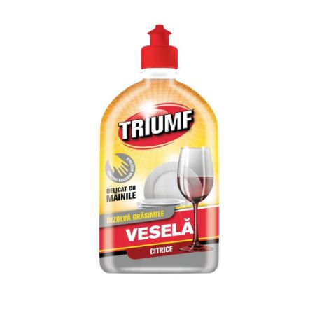 Poza cu DETERGENT VASE CITRICE 500ML TRIUMF