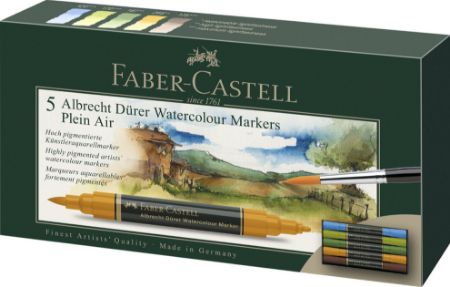 Poza cu SET 5 MARKERE SOLUBILE PEISAJ A.DURER FABER-CASTELL