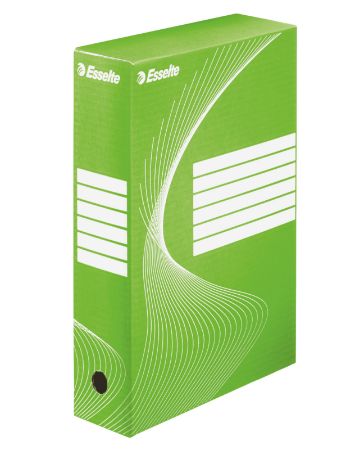 Poza cu CUTIE ARHIVARE 8CM BOXY VERDE ESSELTE