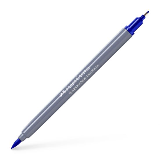 Poza cu MARKER SOLUBIL 2 CAPETE GOLDFABER VIOLET ALBASTRUI 137 FABER-CASTELL