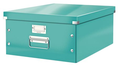 Poza cu CUTIE DEPOZITARE MARE TURCOAZ CLICK&STORE LEITZ