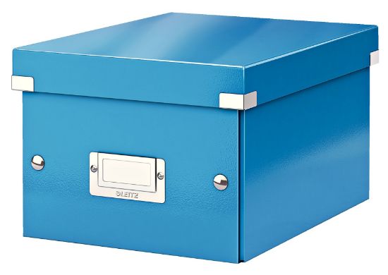 Poza cu CUTIE DEPOZITARE MICA ALBASTRA CLICK&STORE LEITZ