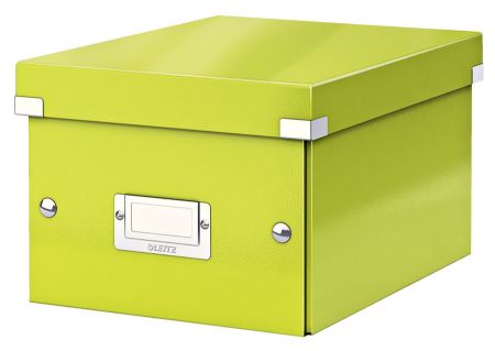 Poza cu CUTIE DEPOZITARE MICA VERDE CLICK&STORE LEITZ