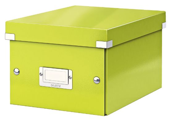 Poza cu CUTIE DEPOZITARE MICA VERDE CLICK&STORE LEITZ