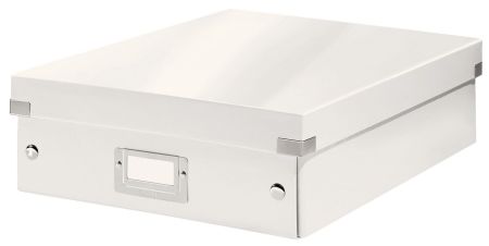 Poza cu CUTIE ORGANIZER MEDIE ALBA CLICK&STORE LEITZ