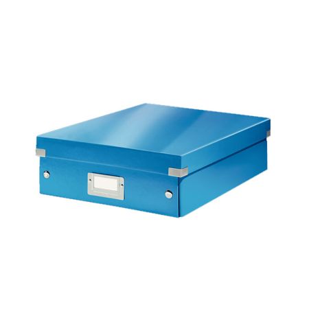 Poza cu CUTIE ORGANIZER MEDIE ALBASTRA CLICK&STORE LEITZ