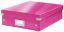 Poza cu CUTIE ORGANIZER MEDIE ROZ CLICK&STORE LEITZ