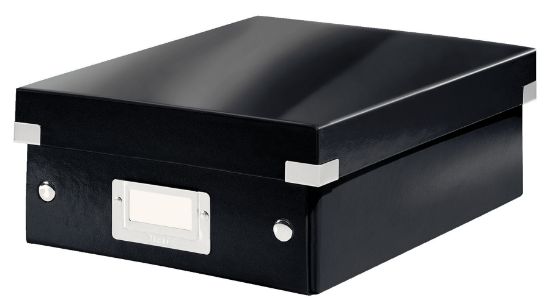 Poza cu CUTIE ORGANIZER MICA NEAGRA CLICK&STORE LEITZ