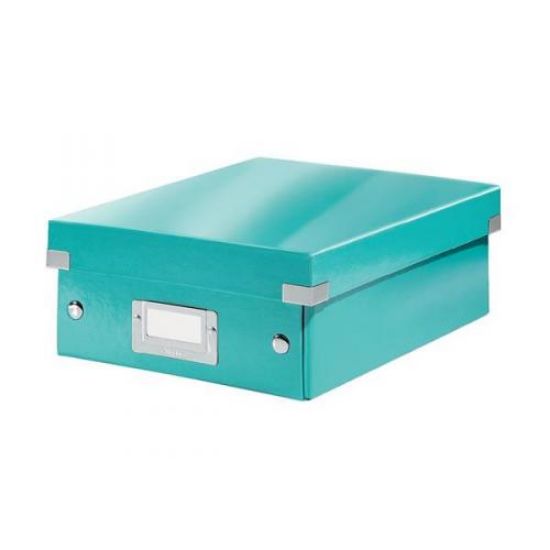 Poza cu CUTIE ORGANIZER MICA TURCOAZ CLICK&STORE LEITZ