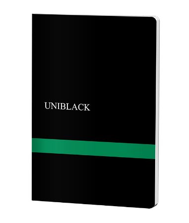 Poza cu CAIET A4 60 FILE DICTANDO 70G COPERTA PP VERDE UNIBLACK PIGNA