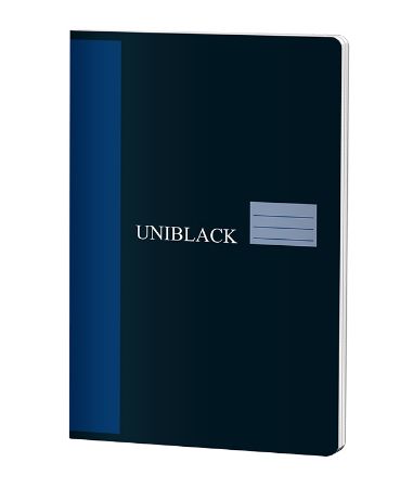 Poza cu CAIET A4 60 FILE DICTANDO 70G COPERTA ALBASTRA UNIBLACK PIGNA