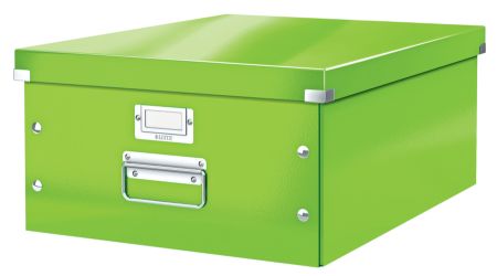 Poza cu CUTIE DEPOZITARE MARE VERDE CLICK&STORE LEITZ