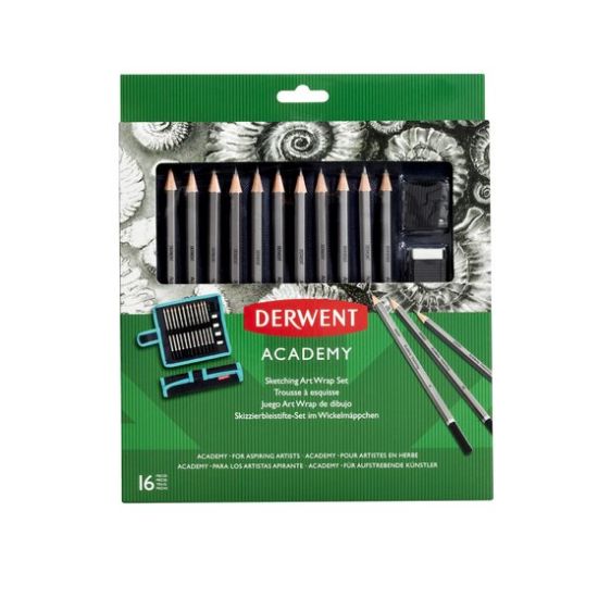 Poza cu SET PORTBAIL DESEN 16 BUC PENTRU SCHITE DERWENT ACADEMY