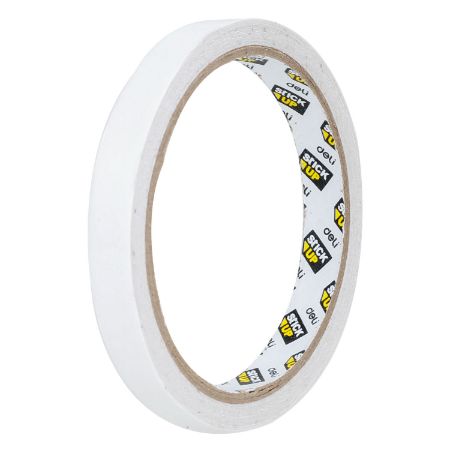 Poza cu BANDA DUBLU ADEZIVA ALBA 10Y x 12 MM DELI