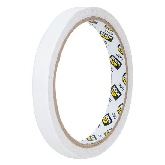 Poza cu BANDA DUBLU ADEZIVA ALBA 10Y x 12 MM DELI