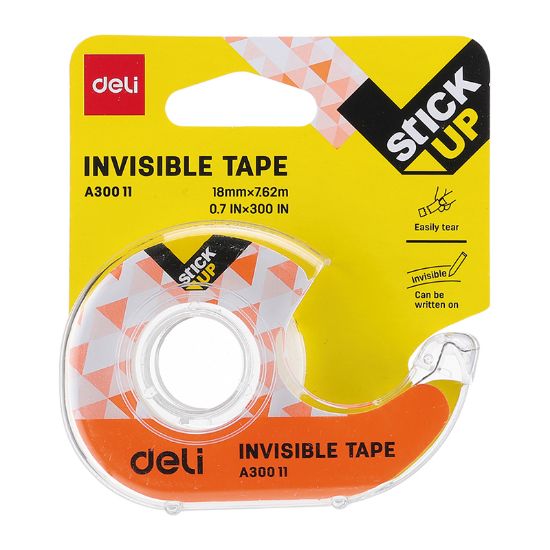 Poza cu DISPENSER BANDA ADEZIVA INVISIBLE 18MM*7.62M DELI