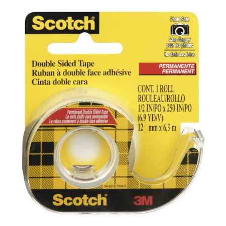 Poza cu DISPENSER CU BANDA DUBLU ADEZIVA 12MM*6.3M SCOTCH 3M