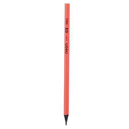 Poza cu CREION GRAFIT FARA LEMN HB NEON DELI