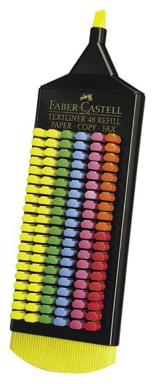 Poza cu DISPLAY 120 BUC TEXTMARKER DIVERSE CULORI 1548 FABER-CASTEL