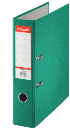 Poza cu BIBLIORAFT MARMORAT 7.5 CM VERDE RAINBOW ESSELTE