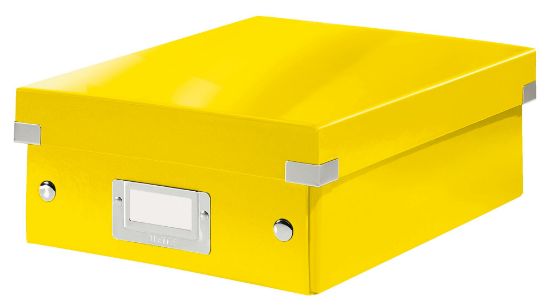 Poza cu CUTIE ORGANIZER MICA GALBEN CLICK&STORE LEITZ