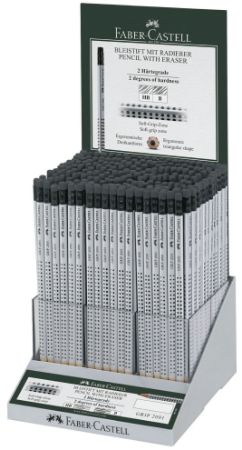 Poza cu DISPLAY 216 BUC CREION GRAFIT CU GUMA GRIP 2001 FABER-CASTELL