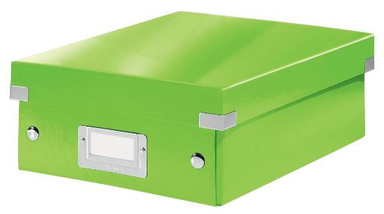 Poza cu CUTIE ORGANIZER MICA VERDE CLICK&STORE LEITZ