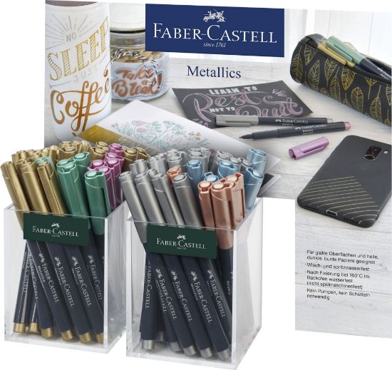 Poza cu DISPLAY 60 BUC MARKER METALLICS FABER-CASTELL