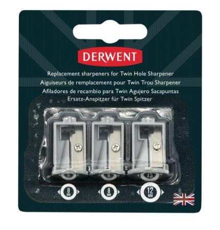 Poza cu SET 3 ASCUTITORI REZERVA PT 2302332 (2 STANDARD+1 JUMBO) PROFESSIONAL DERWENT
